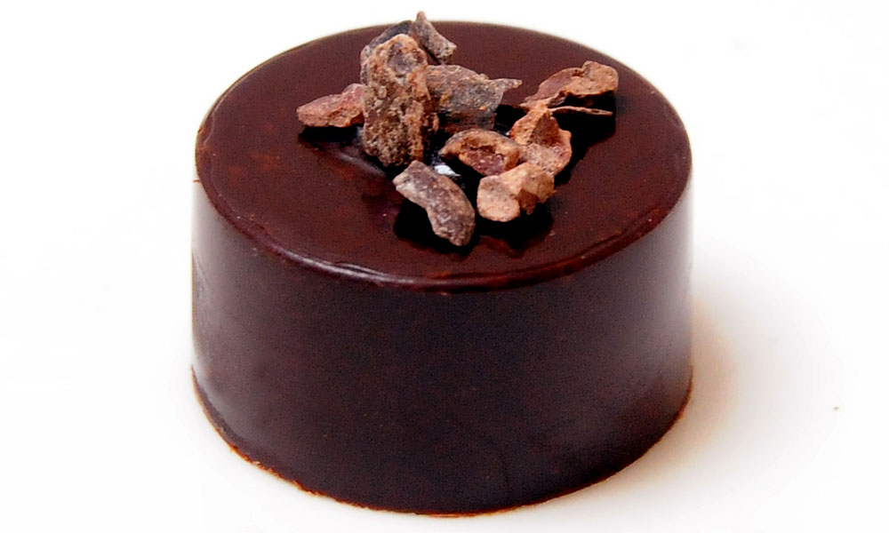 bonbon chocolat noir grue